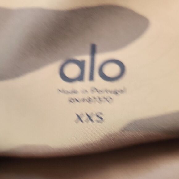 Alo High-Waist Vapor Legging, Putty Camouflage, Size XXS - Picture 6 of 9